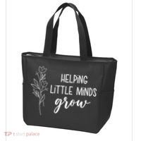 Helping Little Minds Grow Educator Teacher Tote Bag thumb 3