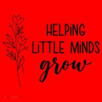 Helping Little Minds Grow Educator Teacher Santa Hat thumb 1