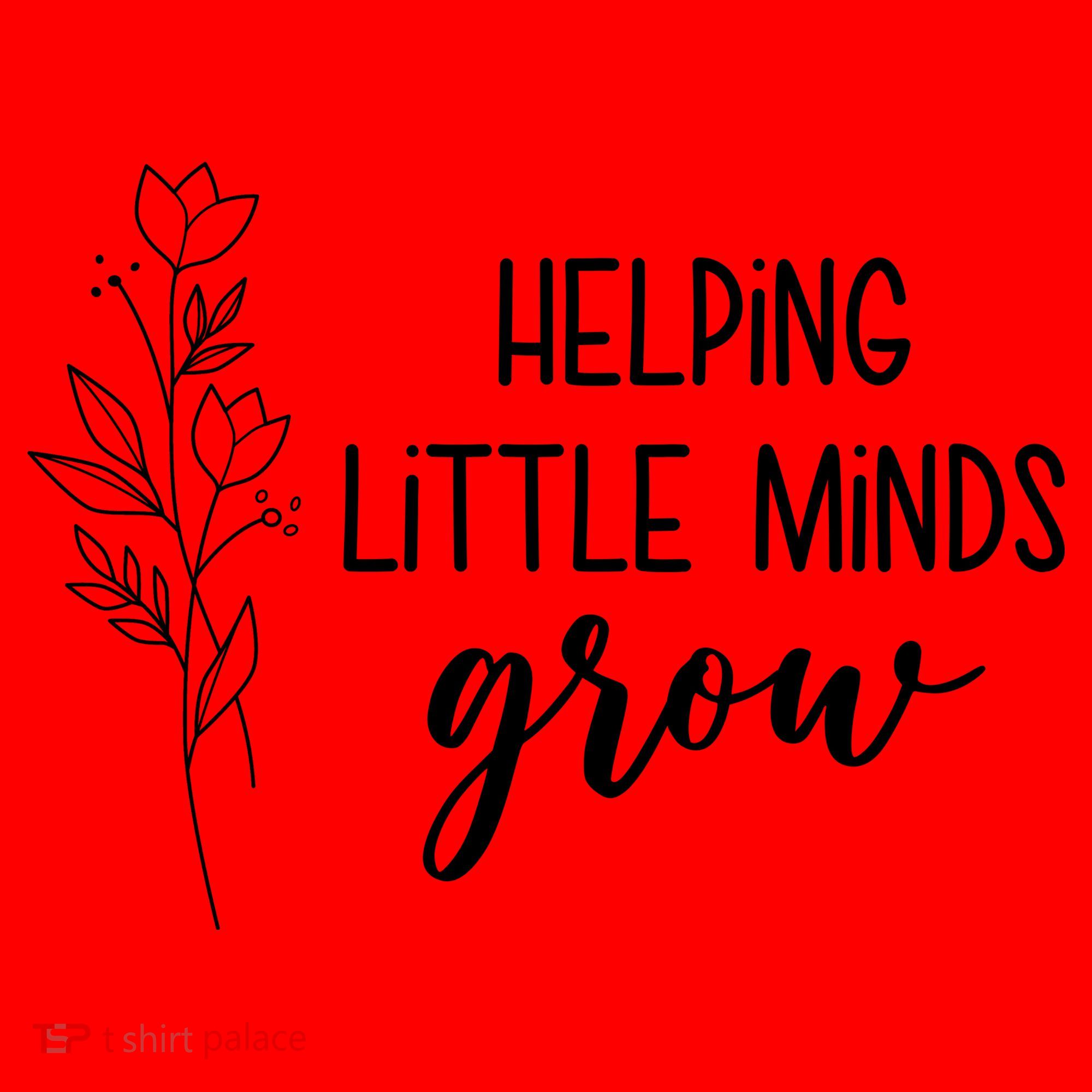 Helping Little Minds Grow Educator Teacher Santa Hat