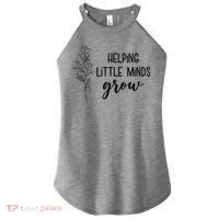 Helping Little Minds Grow Educator Teacher Women's Perfect Tri Rocker Tank thumb 0