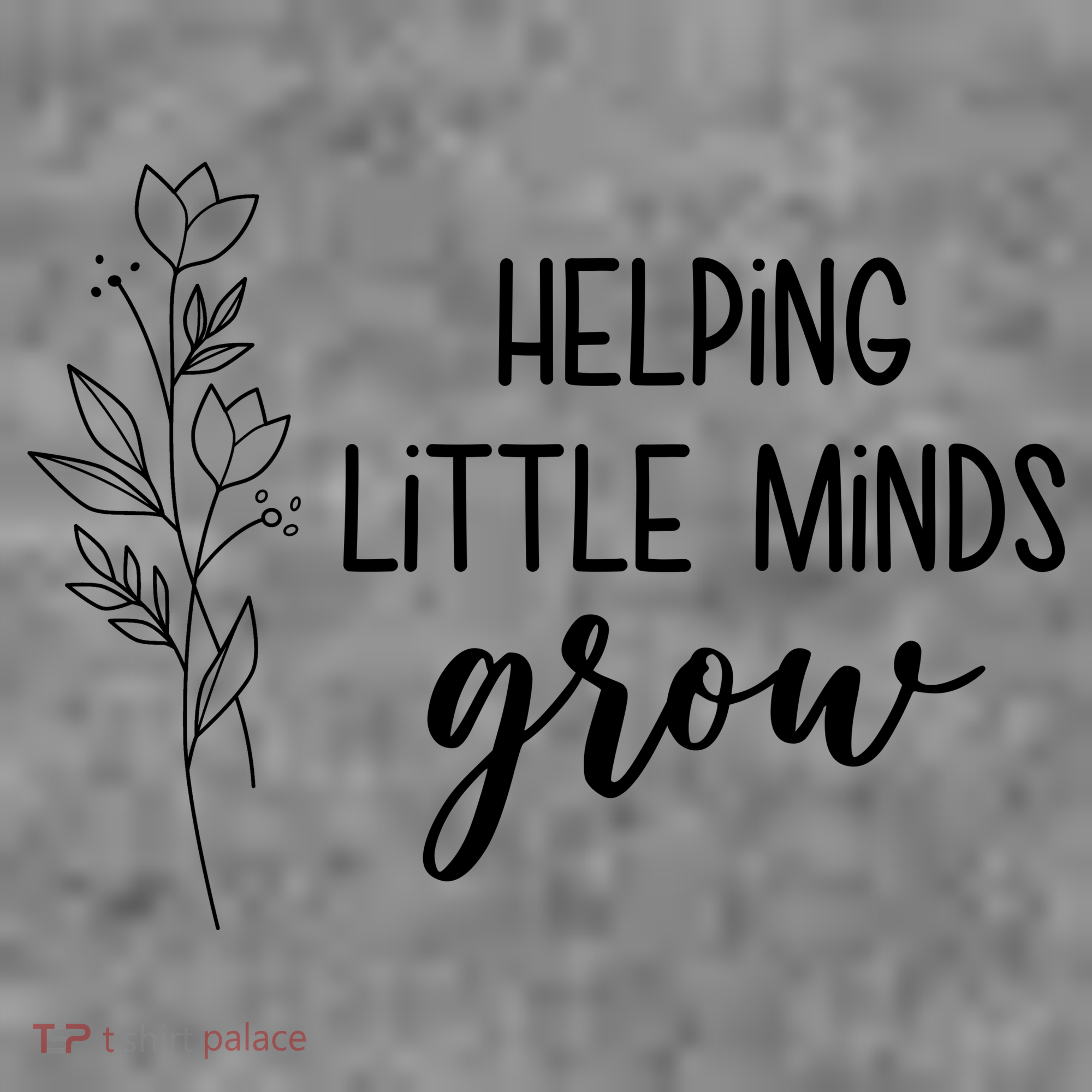 Helping Little Minds Grow Educator Teacher Women's Perfect Tri Rocker Tank