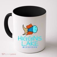 Higgins Lake Michigan , Boaters And Anglers MI Coffee Mug thumb 0