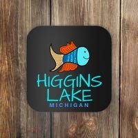 Higgins Lake Michigan , Boaters And Anglers MI Coaster thumb 0