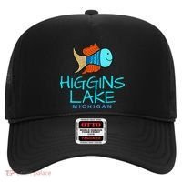 Higgins Lake Michigan , Boaters And Anglers MI Hat thumb 0