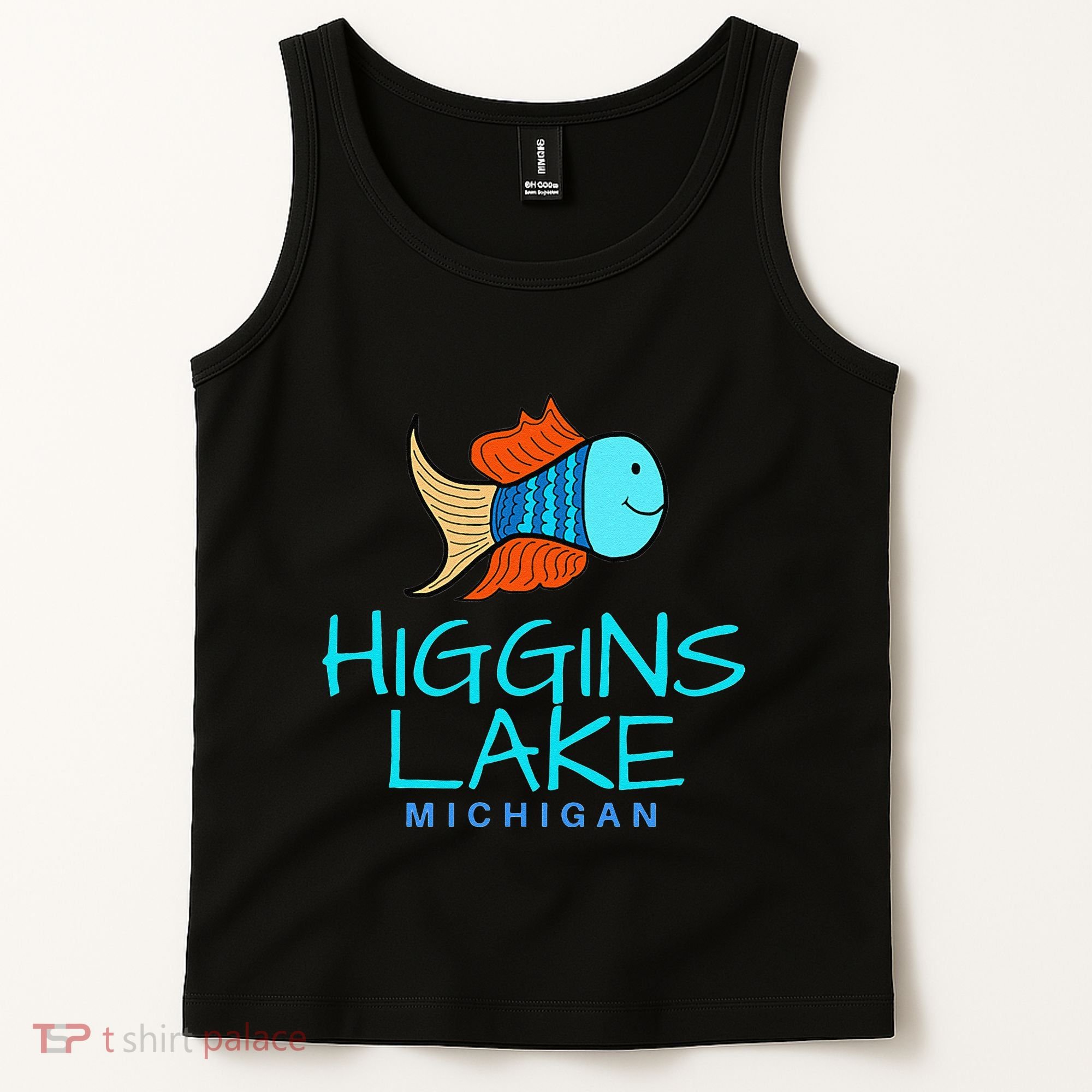 Higgins Lake Michigan , Boaters And Anglers MI Tank Top