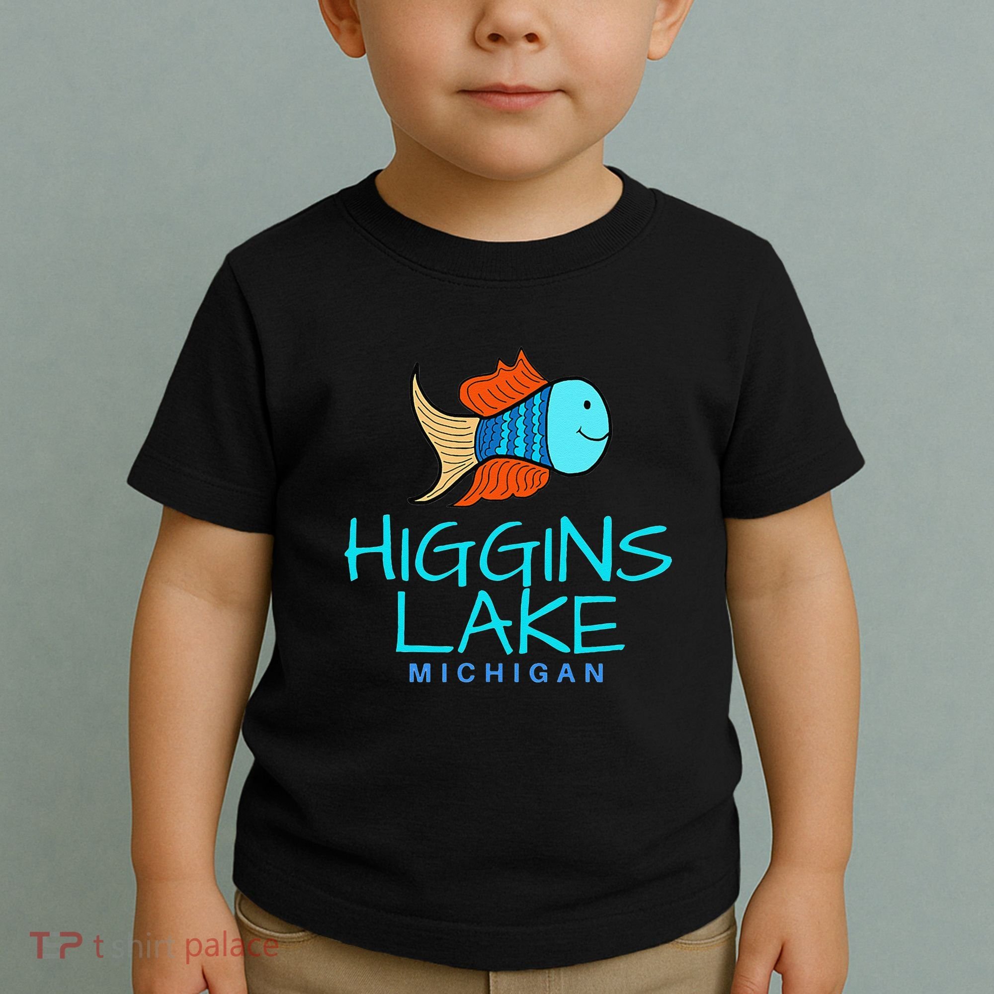 Higgins Lake Michigan , Boaters And Anglers MI Toddler T-Shirt