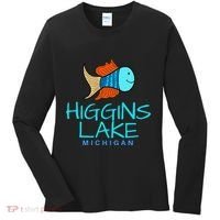 Higgins Lake Michigan , Boaters And Anglers MI Women's Long Sleeve Shirt thumb 0