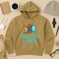 Higgins Lake Michigan , Boaters And Anglers MI Hoodie thumb 3