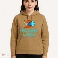 Higgins Lake Michigan , Boaters And Anglers MI Hoodie thumb 5