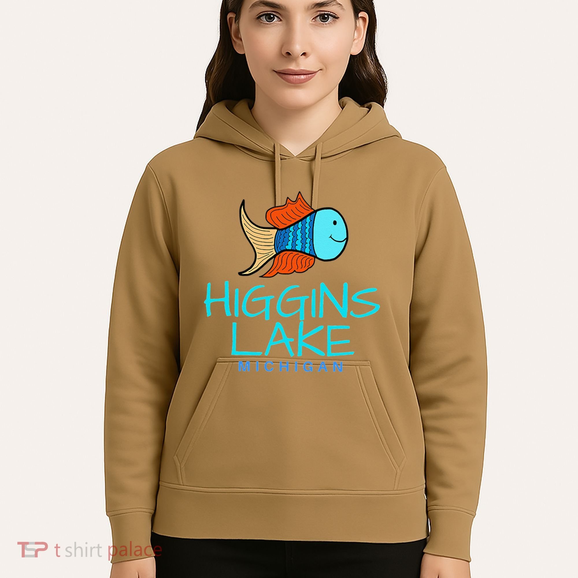 Higgins Lake Michigan , Boaters And Anglers MI Hoodie