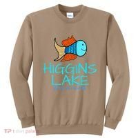 Higgins Lake Michigan , Boaters And Anglers MI Sweatshirt thumb 0