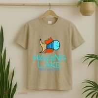 Higgins Lake Michigan , Boaters And Anglers MI T-Shirt thumb 2