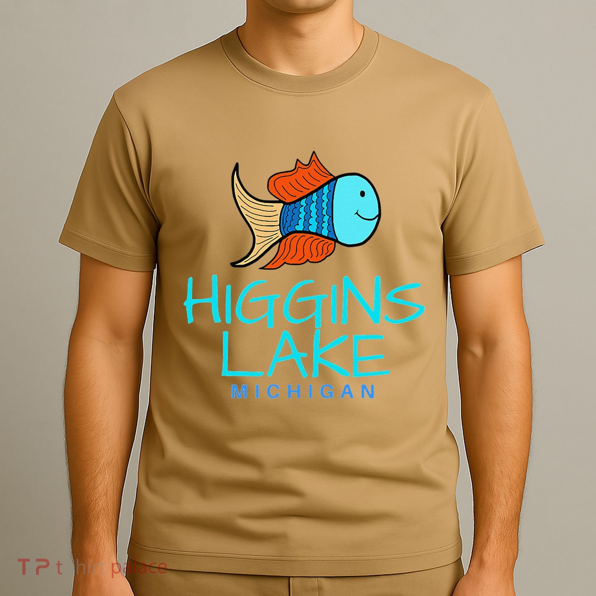 Higgins Lake Michigan , Boaters And Anglers MI T-Shirt