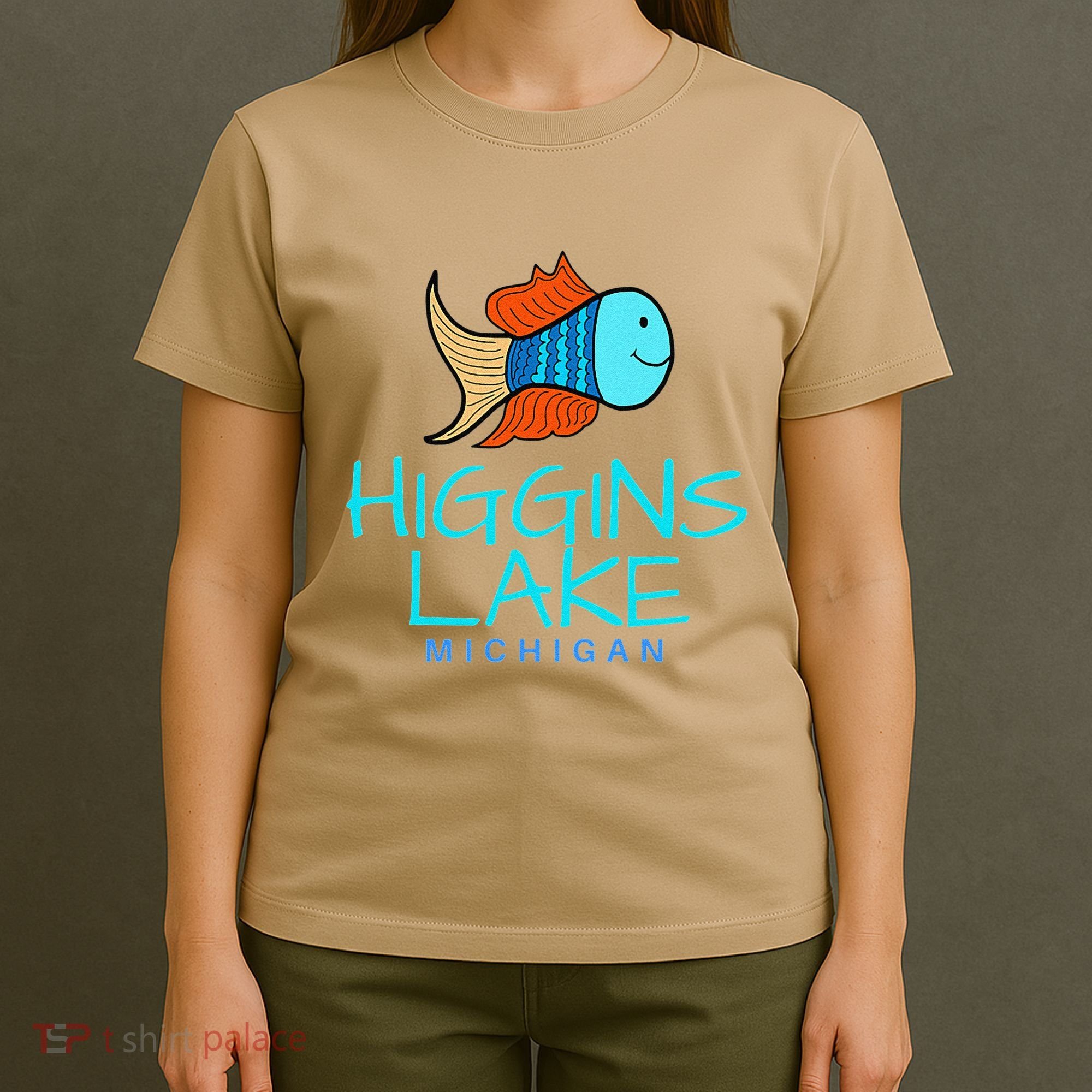 Higgins Lake Michigan , Boaters And Anglers MI T-Shirt
