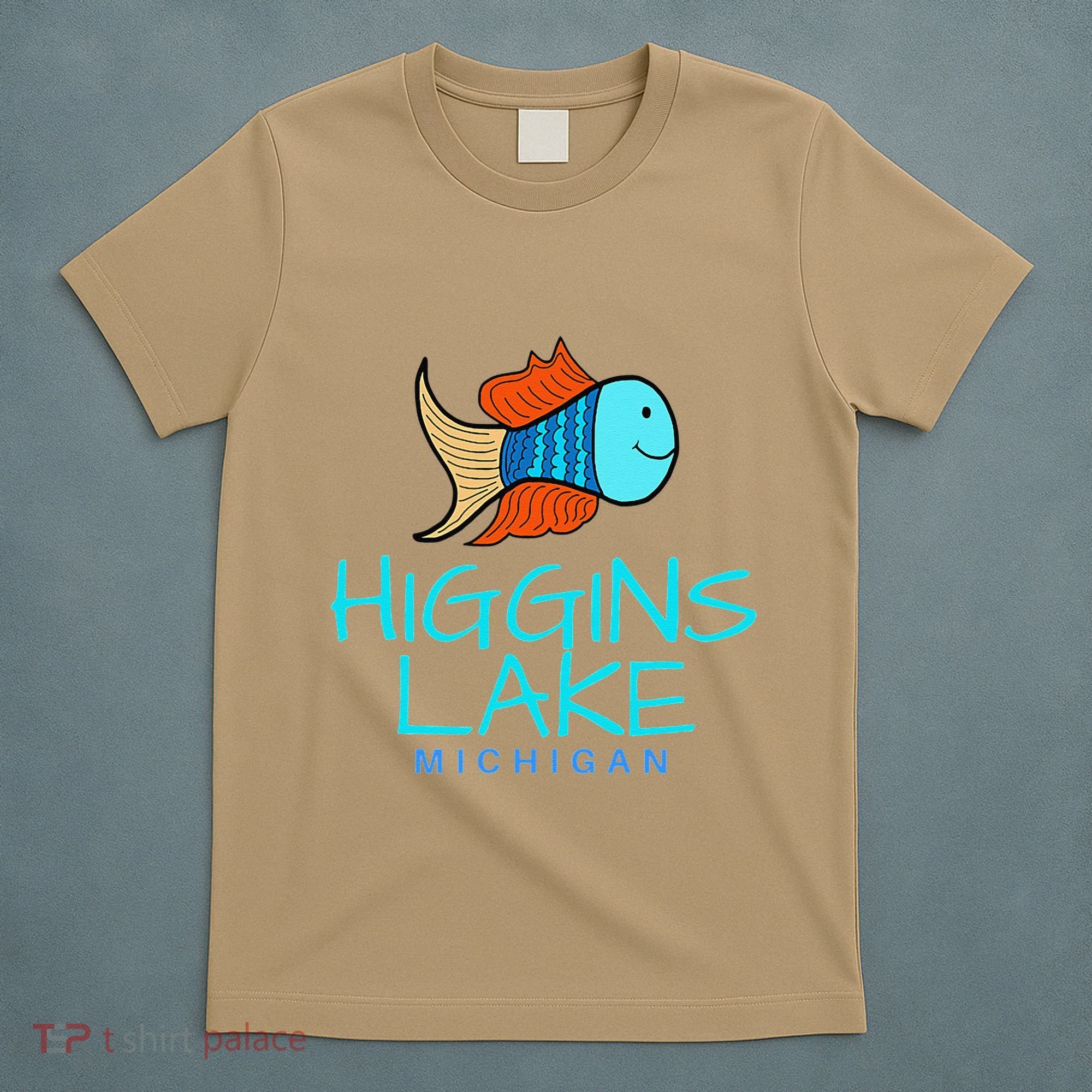 Higgins Lake Michigan , Boaters And Anglers MI T-Shirt