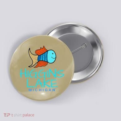 Higgins Lake Michigan , Boaters And Anglers MI Button