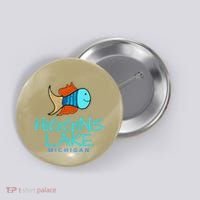 Higgins Lake Michigan , Boaters And Anglers MI Button thumb 0