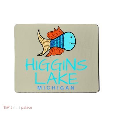 Higgins Lake Michigan , Boaters And Anglers MI Mousepad