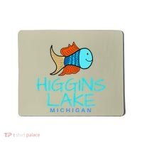 Higgins Lake Michigan , Boaters And Anglers MI Mousepad thumb 0