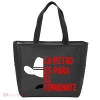 Honduras La Mitad Es Para El Comandante Tote Bag thumb 0