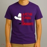 Honduras La Mitad Es Para El Comandante T-Shirt thumb 3