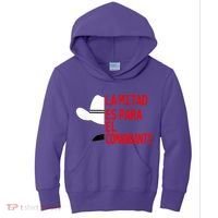 Honduras La Mitad Es Para El Comandante Kids Hoodie thumb 0