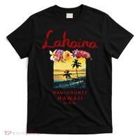 Hawaii Lahaina Maui Vintage Hawaiian T-Shirt thumb 0