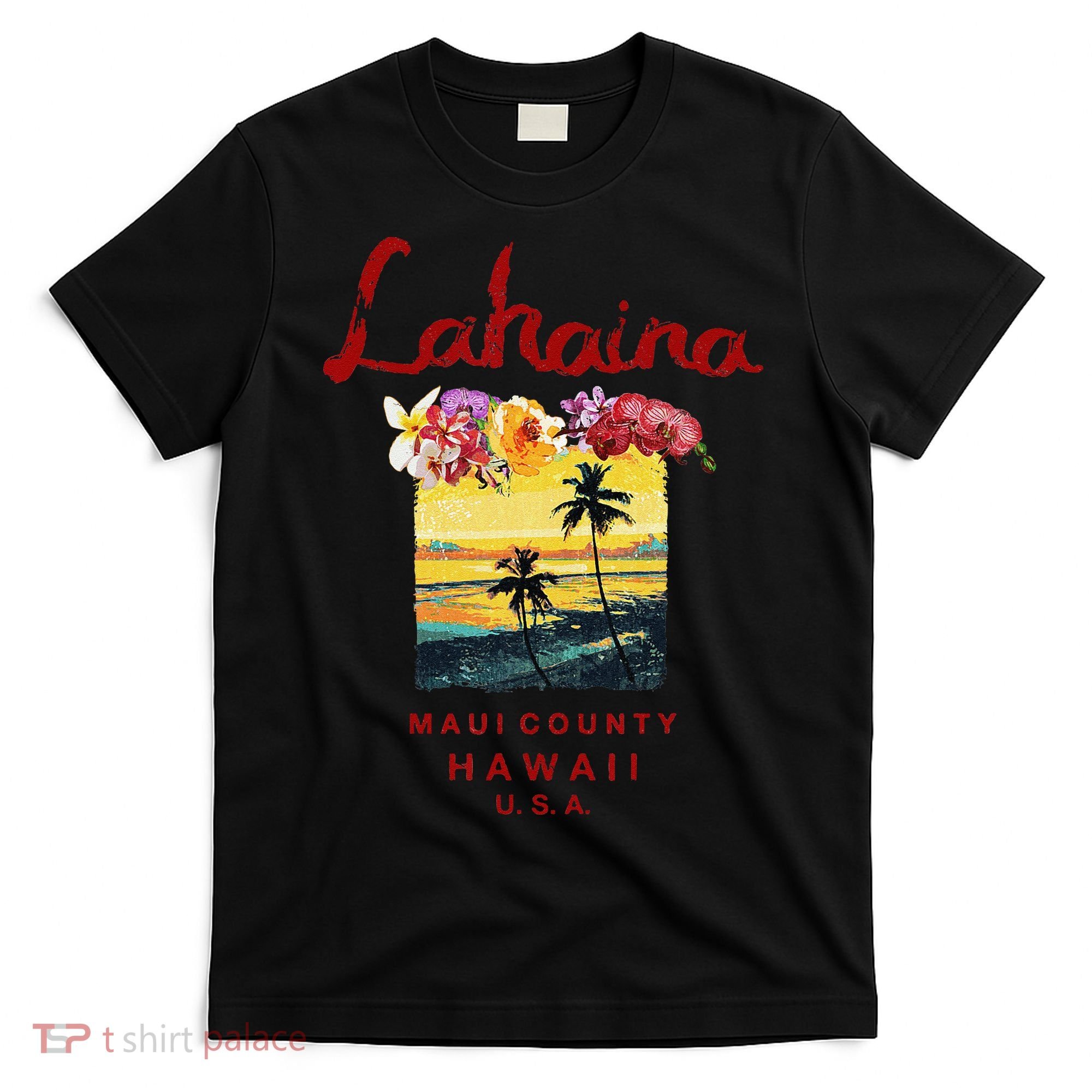 Hawaii Lahaina Maui Vintage Hawaiian T-Shirt
