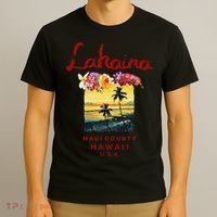 Hawaii Lahaina Maui Vintage Hawaiian T-Shirt thumb 3