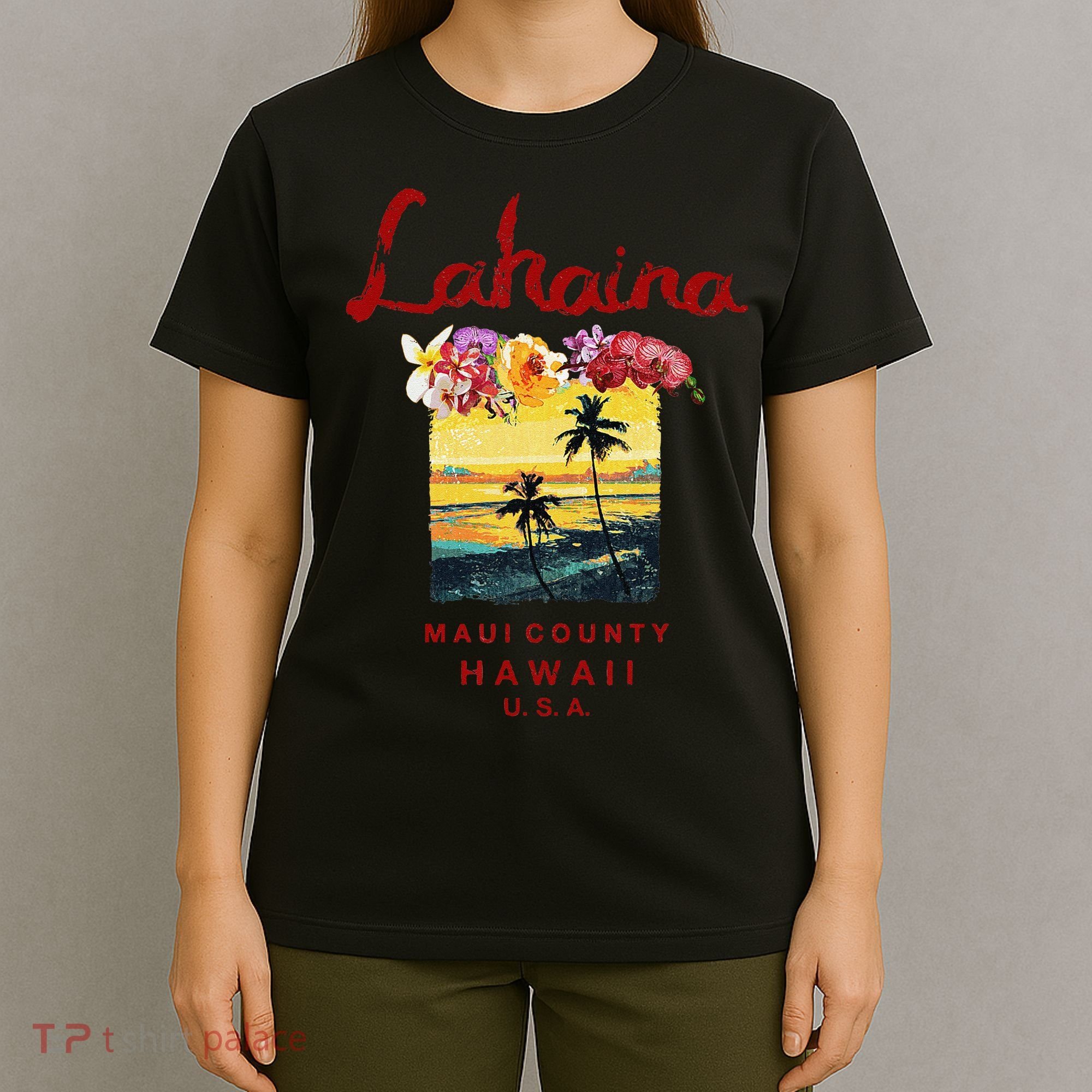 Hawaii Lahaina Maui Vintage Hawaiian T-Shirt