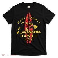 Hawaii Lahaina Maui Vintage Hawaiian Islands Surf T-Shirt thumb 0