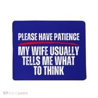Husband Let Me Ask My Wife From Loving Spouse Funny Married Gift Mousepad thumb 0