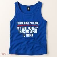 Husband Let Me Ask My Wife From Loving Spouse Funny Married Gift Tank Top thumb 2