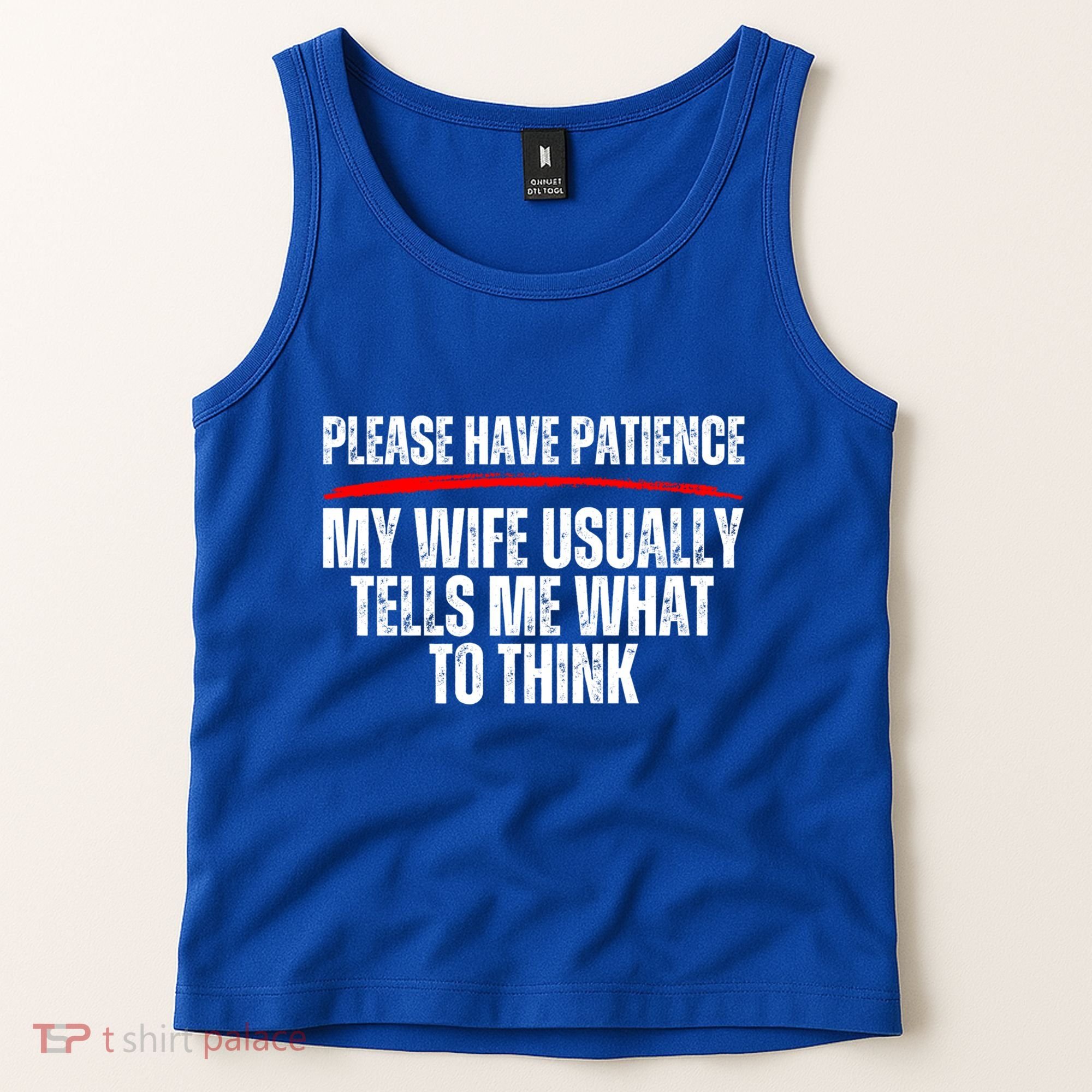 Husband Let Me Ask My Wife From Loving Spouse Funny Married Gift Tank Top
