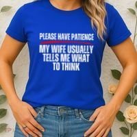 Husband Let Me Ask My Wife From Loving Spouse Funny Married Gift Women's T-Shirt thumb 2