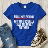 Husband Let Me Ask My Wife From Loving Spouse Funny Married Gift Women's T-Shirt thumb 3