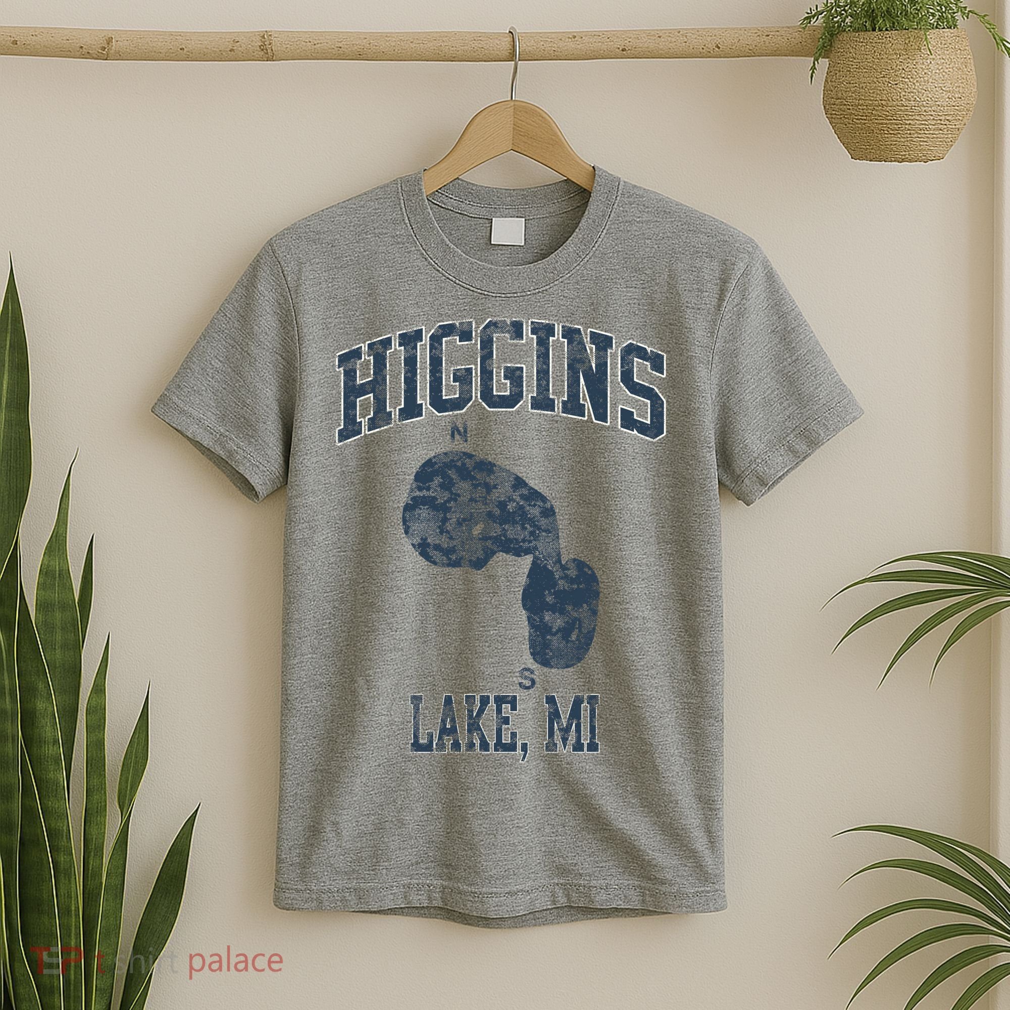 Higgins Lake Michigan Vintage T-Shirt