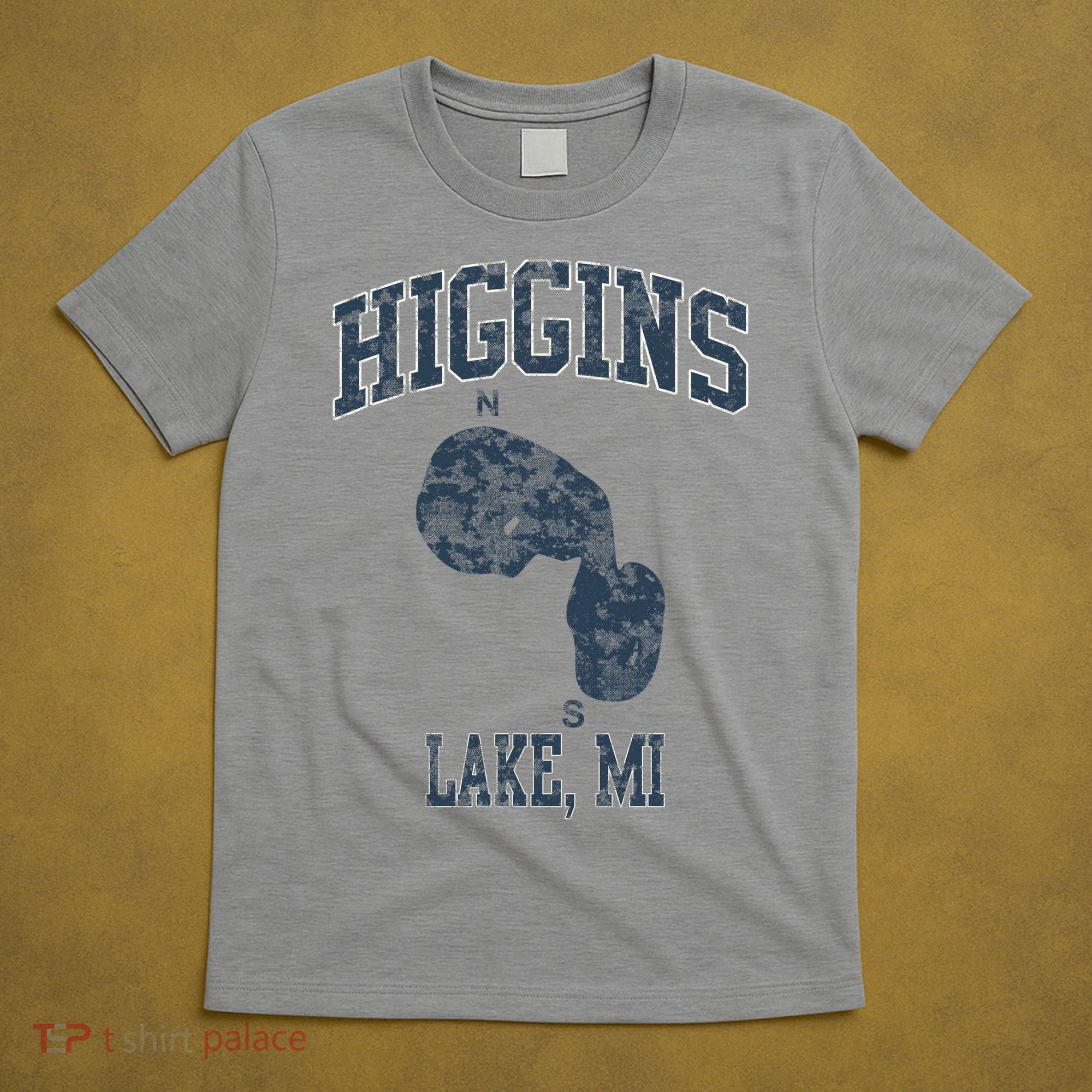 Higgins Lake Michigan Vintage T-Shirt
