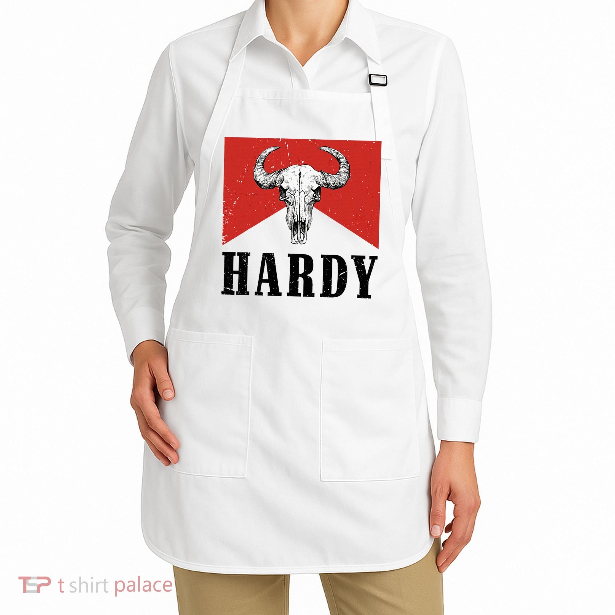 H.A.R.D.Y Last Name H.A.R.D.Y Family Western Style Apron