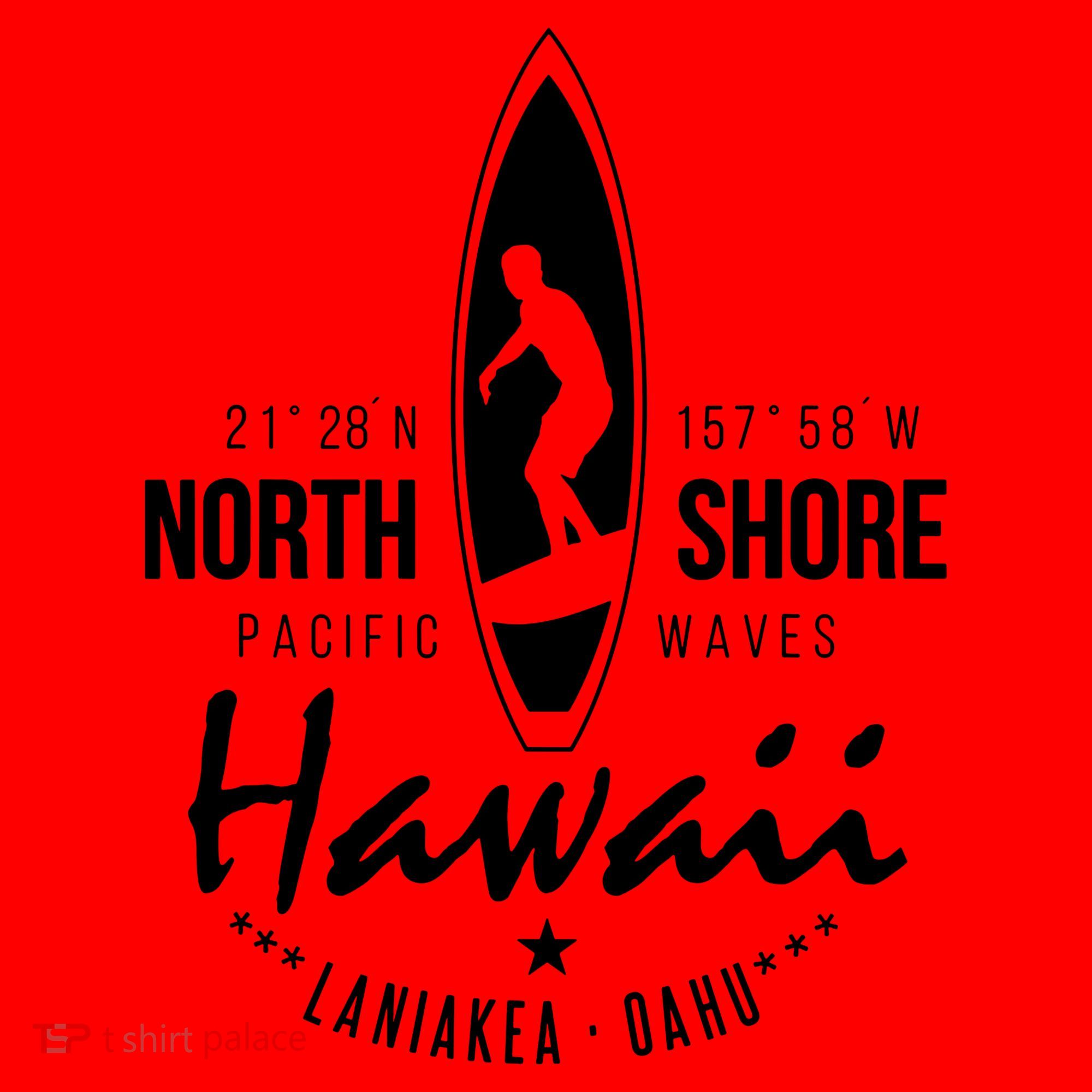 Hawaii Laniakea Oahu Beach North Shore Surfer Pacific Waves Santa Hat