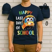 Happy Last Of Day School Bus Driver Teacher Student Parent T-Shirt thumb 6