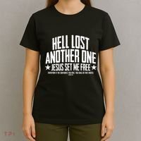 Hell Lost One Jesus Set Me Free John 836 Another Christian T-Shirt thumb 4