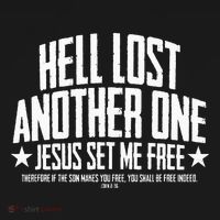 Hell Lost One Jesus Set Me Free John 836 Another Christian Women's Hoodie thumb 2