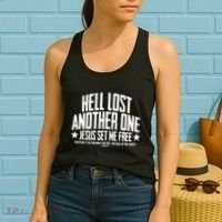 Hell Lost One Jesus Set Me Free John 836 Another Christian Women's Tank Top thumb 2