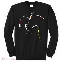 Horse Lover Outline Cute Gift Sweatshirt thumb 0