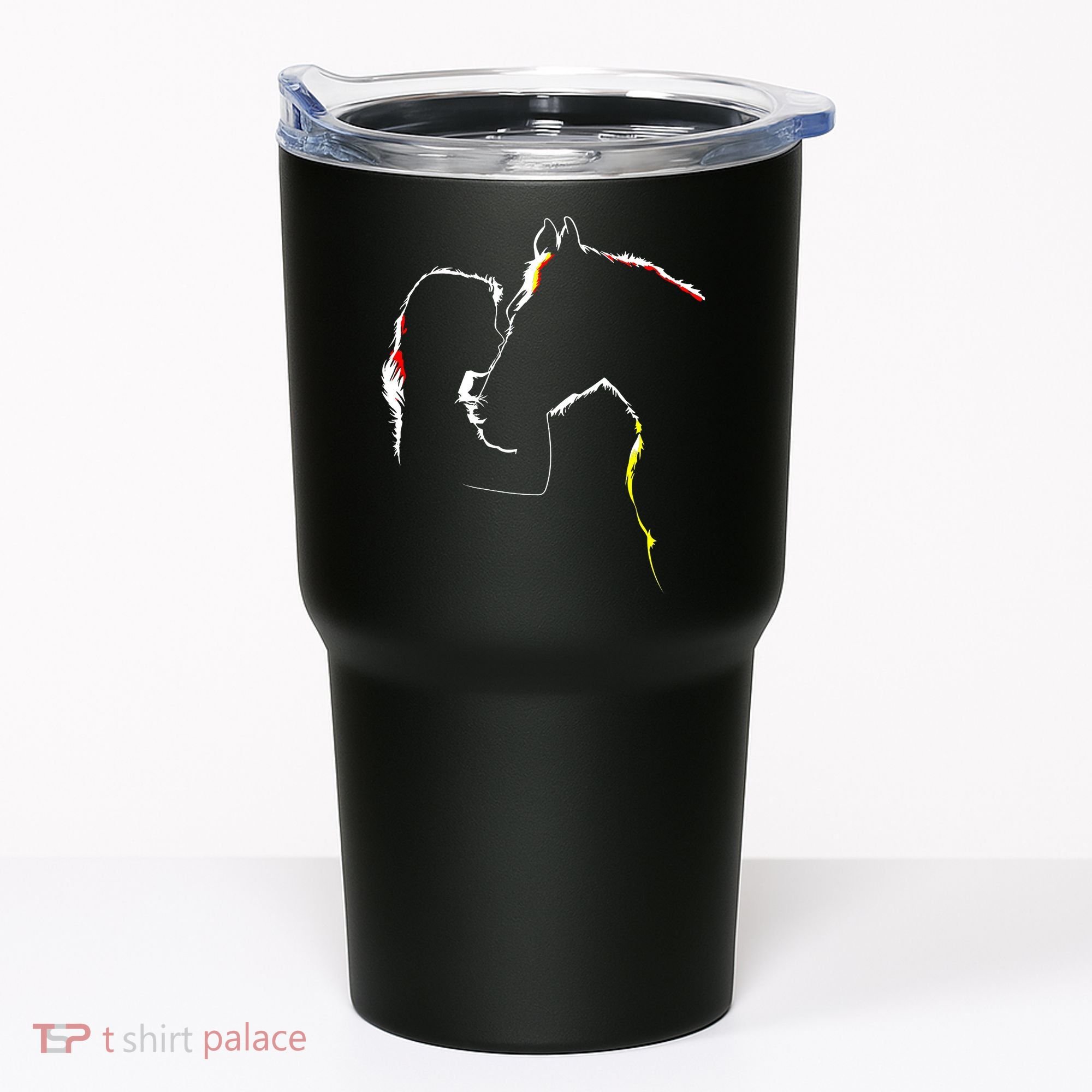 Horse Lover Outline Cute Gift Tumbler