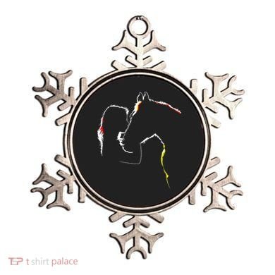 Horse Lover Outline Cute Gift Ornament