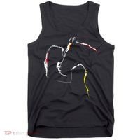 Horse Lover Outline Cute Gift Tank Top thumb 0