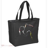 Horse Lover Outline Cute Gift Tote Bag thumb 2