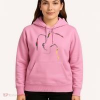 Horse Lover Outline Cute Gift Hoodie thumb 5